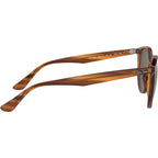 RB4305, Striped Red Havana/Dark Brown Lenses