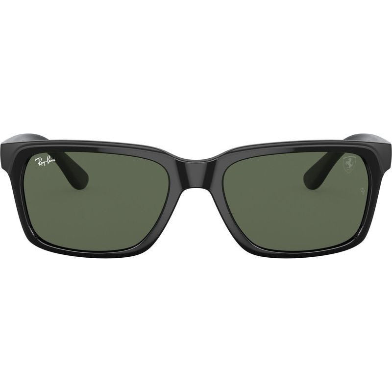 RB4393M, Black/Green Lenses