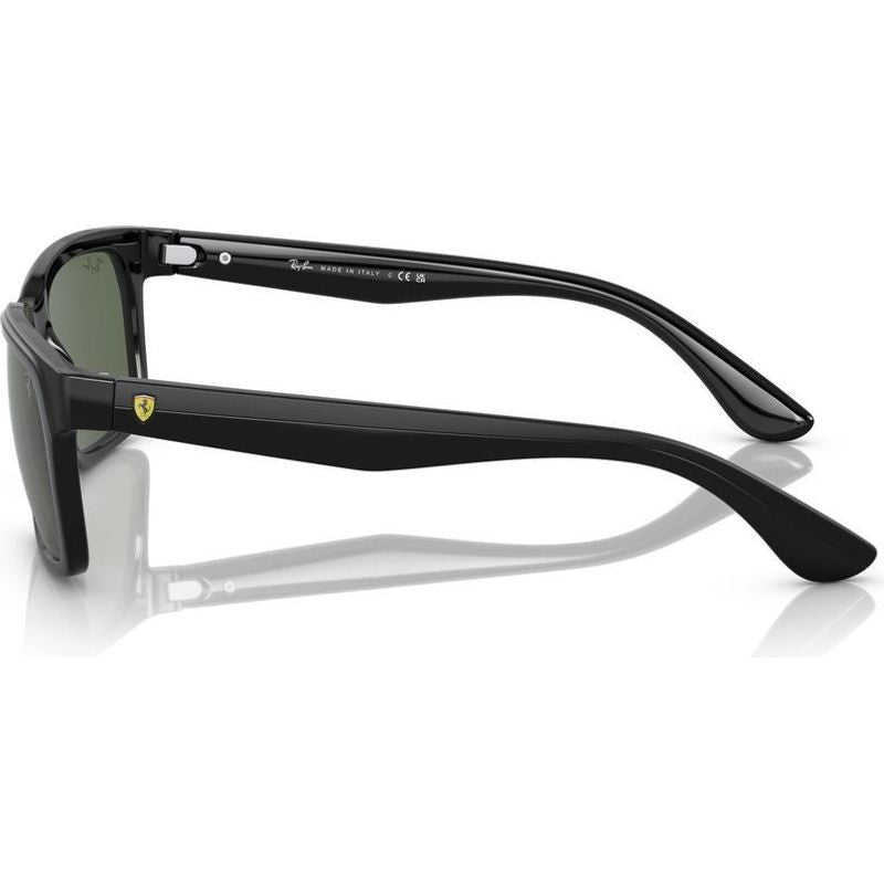 RB4393M, Black/Green Lenses