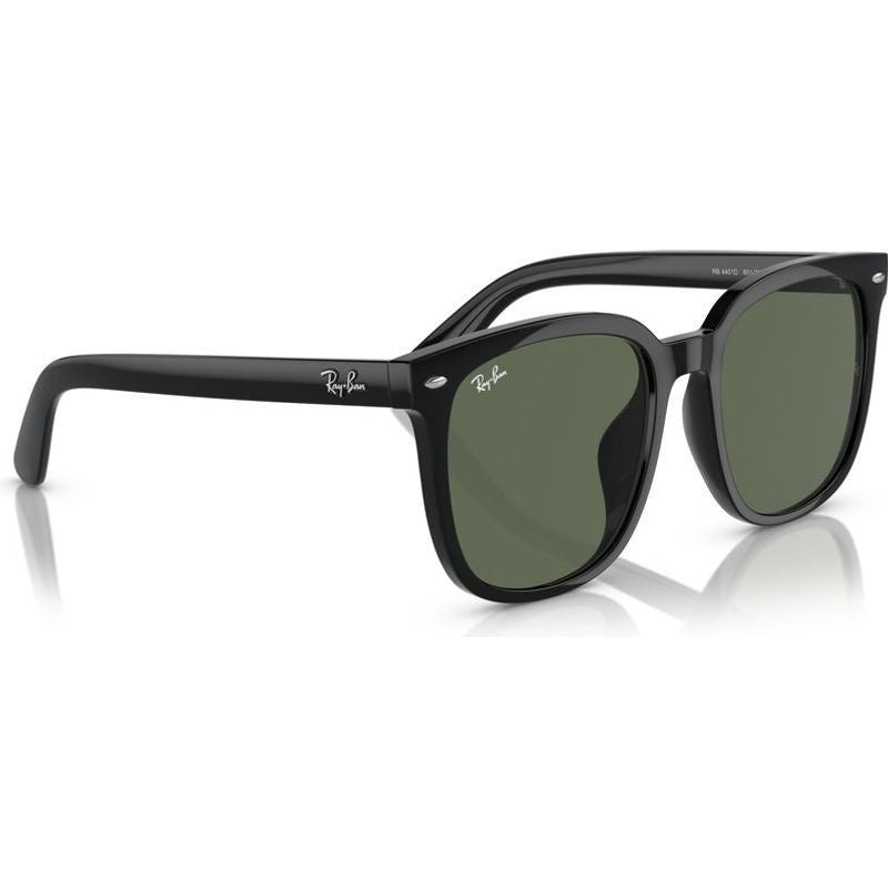 RB4401D, Black/Dark Green Lenses 57 Eye Size