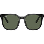 RB4401D, Black/Dark Green Lenses 57 Eye Size