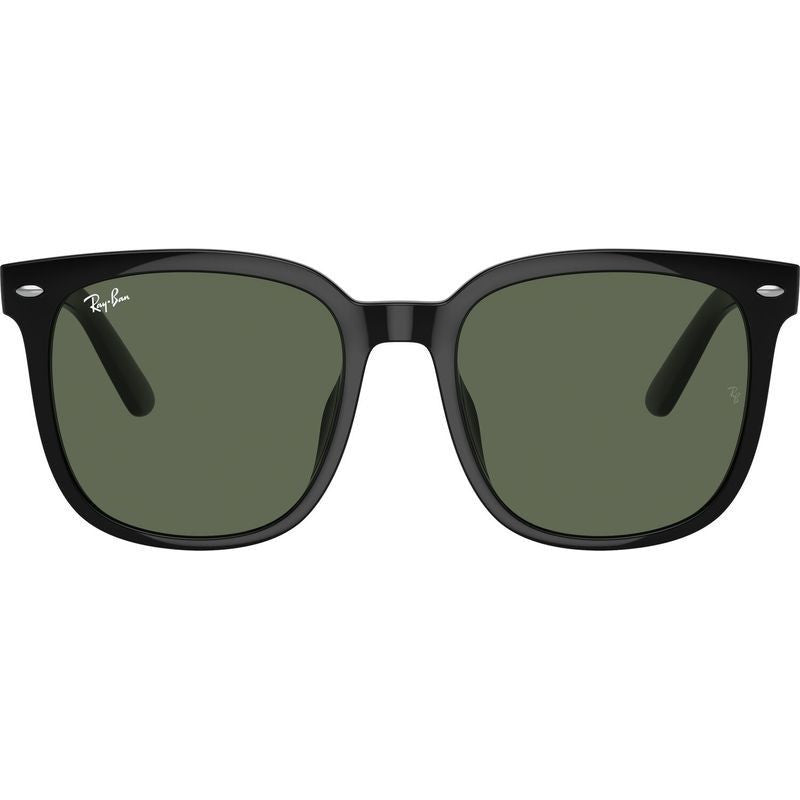 RB4401D, Black/Dark Green Lenses 57 Eye Size