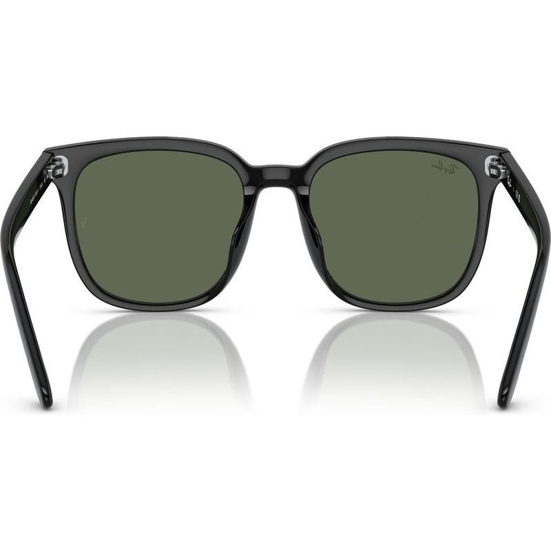RB4401D, Black/Dark Green Lenses 57 Eye Size