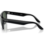 RB4407, Black Transparent/Dark Green Lenses