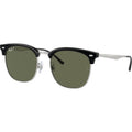 RB4418D, Black on Silver/Dark Green Polarised Lenses
