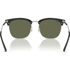 RB4418D, Black on Silver/Dark Green Polarised Lenses