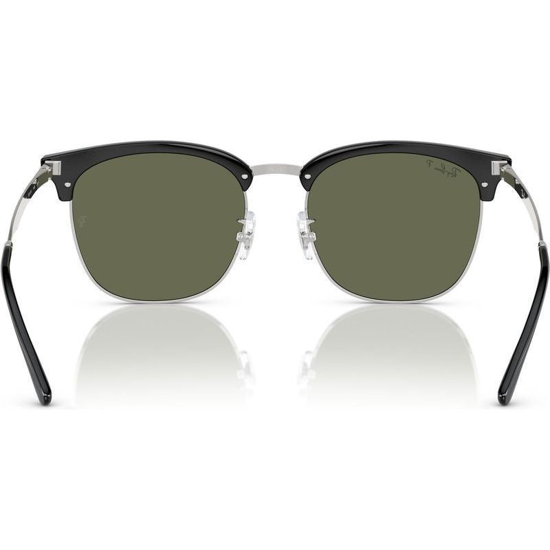 RB4418D, Black on Silver/Dark Green Polarised Lenses