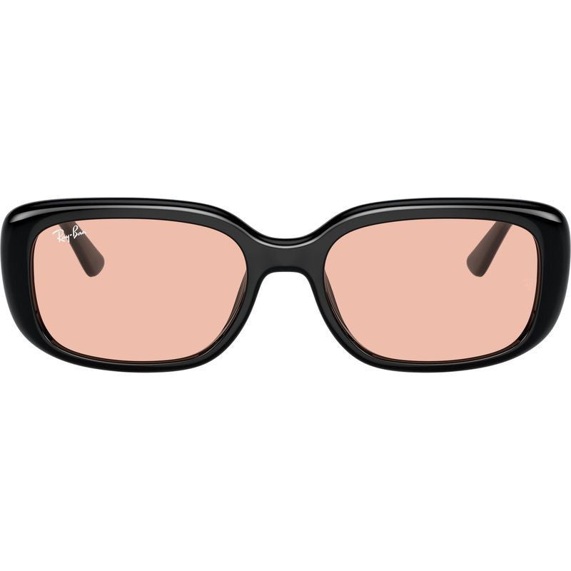 RB4421D, Black/Dark Pink Lenses