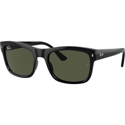 RB4428, Black/Green Glass Lenses