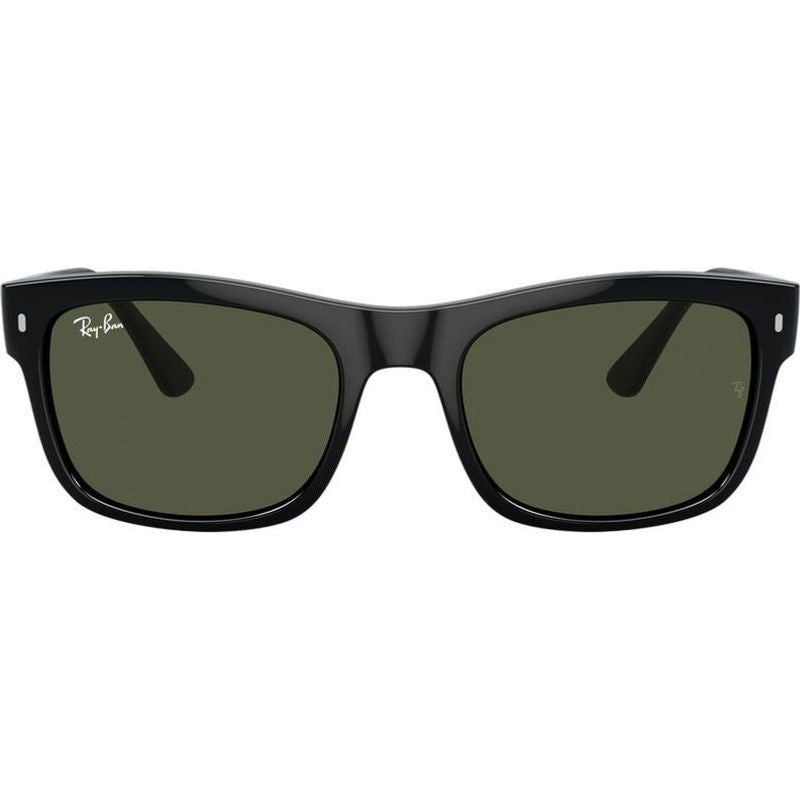 RB4428, Black/Green Glass Lenses