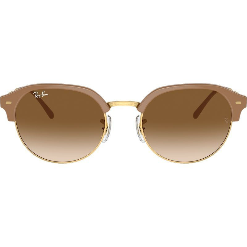 RB4429, Beige on Arista/Light Brown Gradient Glass Lenses 55 Eye Size