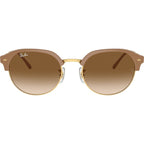 RB4429, Beige on Arista/Light Brown Gradient Glass Lenses 55 Eye Size