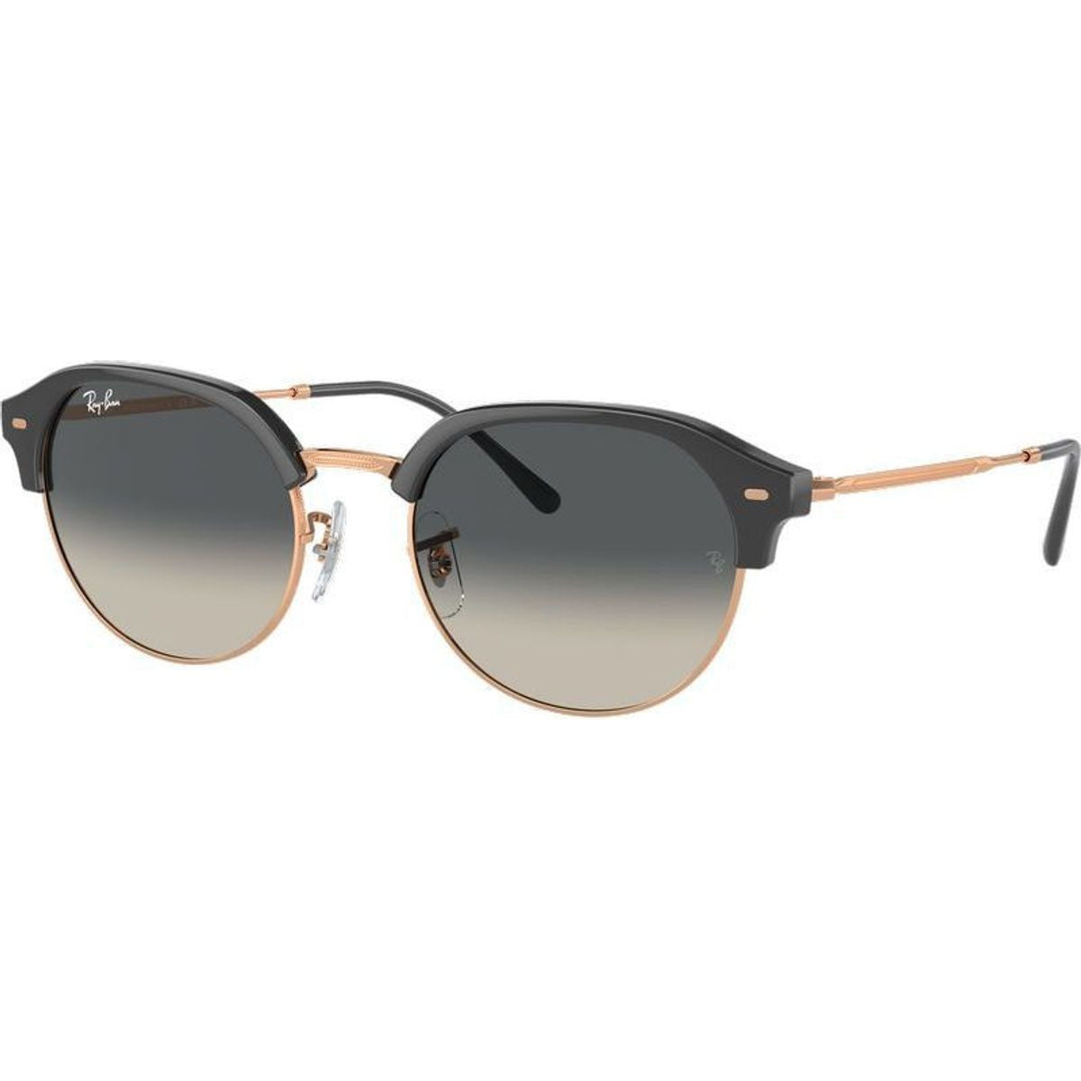 RB4429, Dark Grey on Rose Gold/Grey Gradient Glass Lenses 55 Eye Size