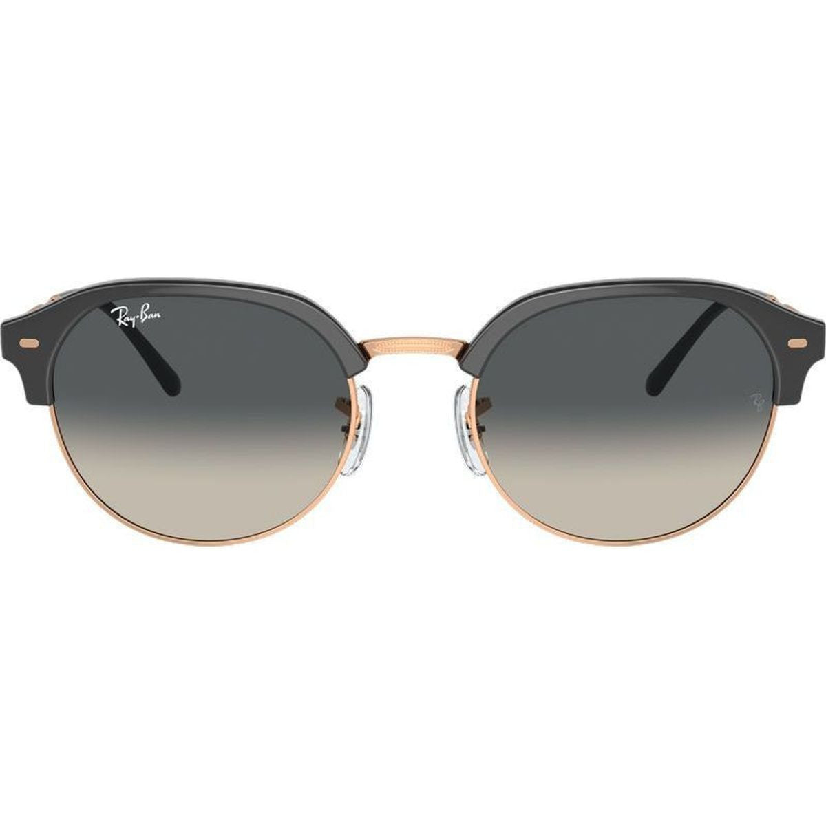 RB4429, Dark Grey on Rose Gold/Grey Gradient Glass Lenses 55 Eye Size