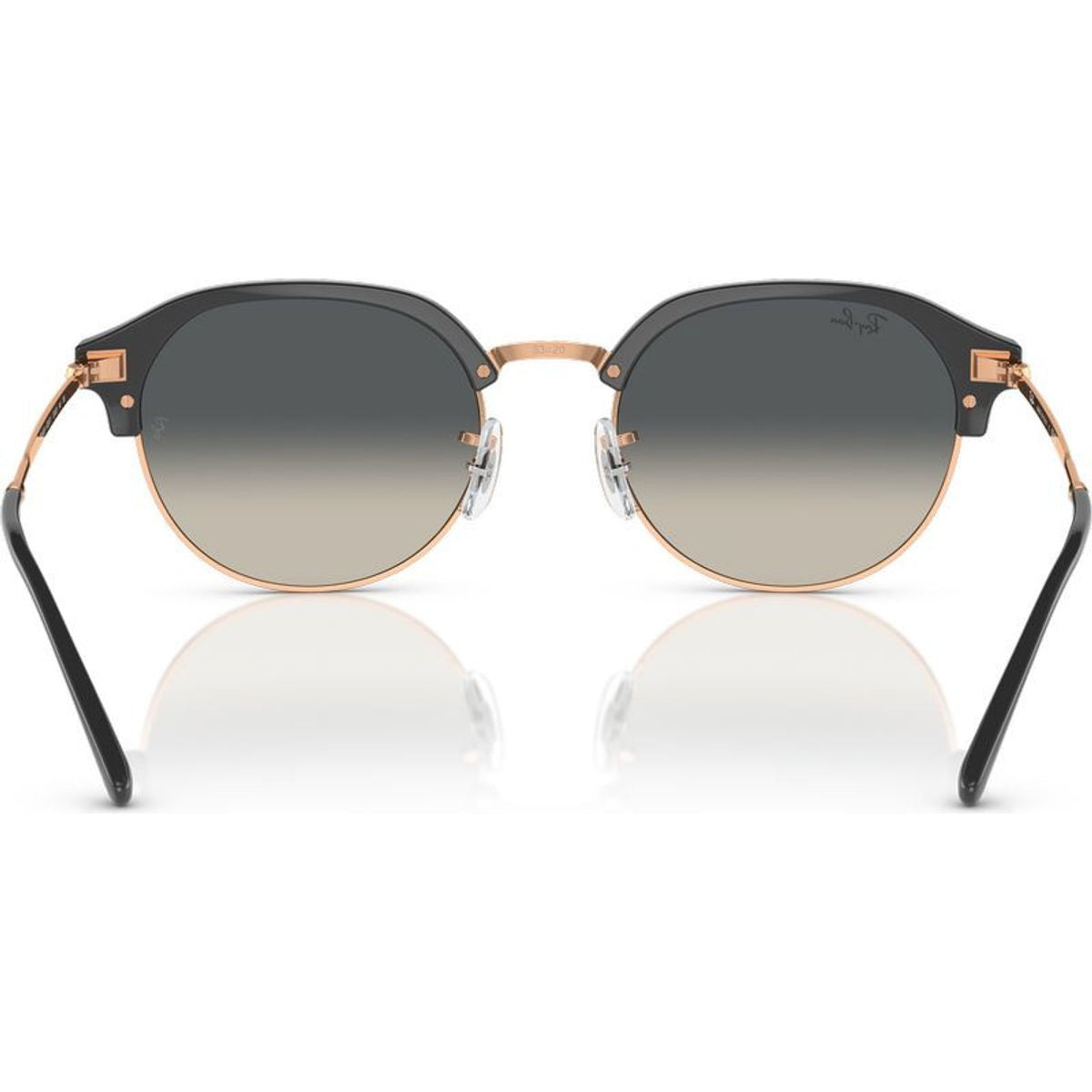 RB4429, Dark Grey on Rose Gold/Grey Gradient Glass Lenses 55 Eye Size