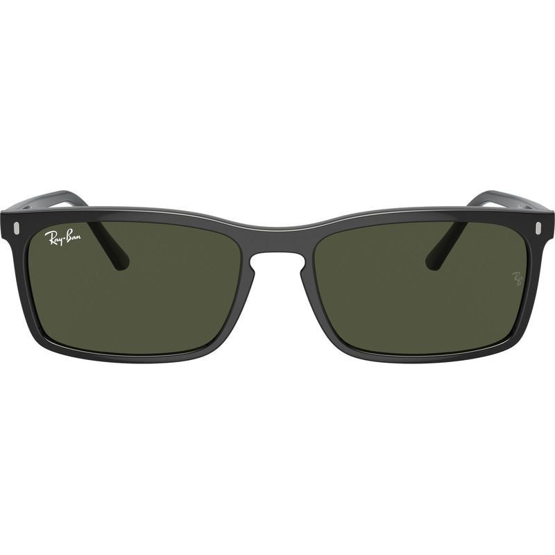 RB4435, Black/Green Glass Lenses 56 Eye Size
