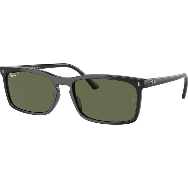 RB4435, Black/Green Polarised Glass Lenses 59 Eye Size