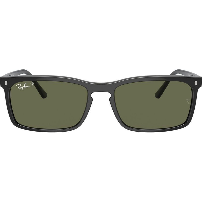 RB4435, Black/Green Polarised Glass Lenses 56 Eye Size