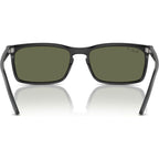 RB4435, Black/Green Polarised Glass Lenses 59 Eye Size