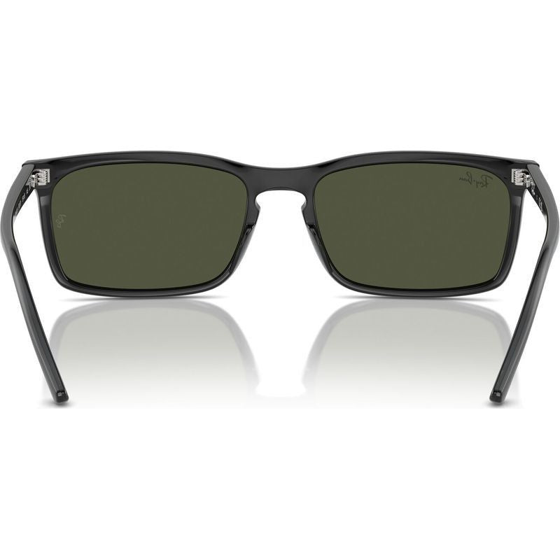 RB4435, Black/Green Glass Lenses 56 Eye Size