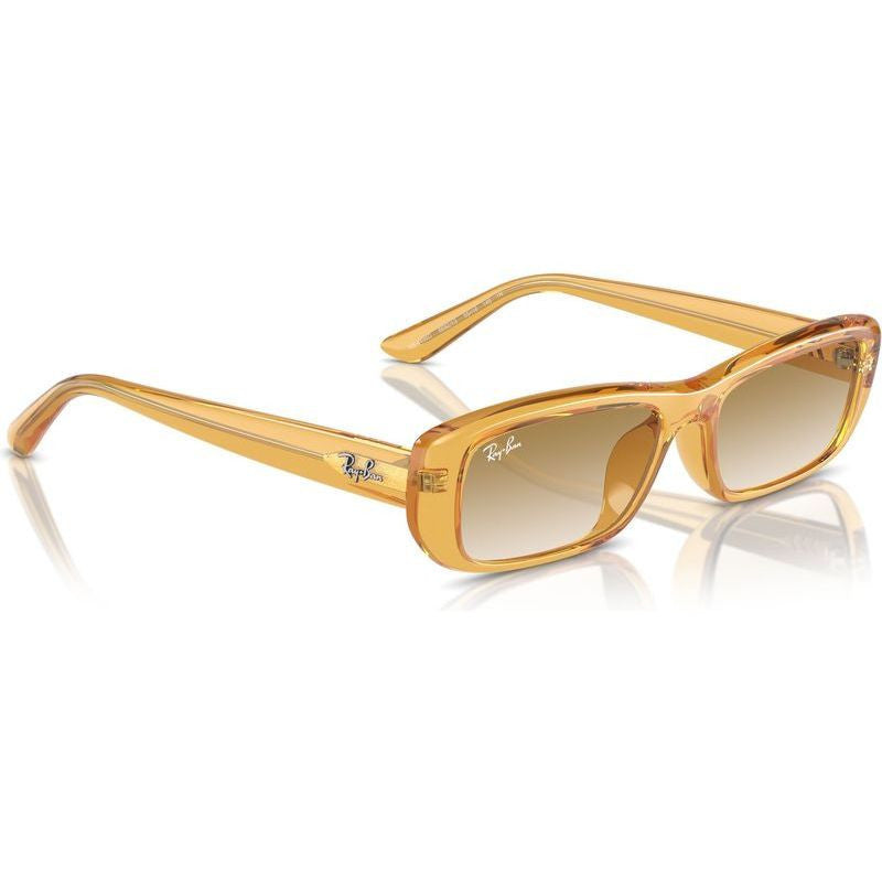 RB4436D, Transparent Yellow/Light Brown Clear Gradient Lenses