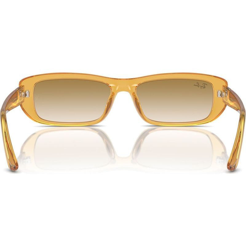 RB4436D, Transparent Yellow/Light Brown Clear Gradient Lenses