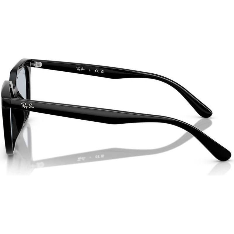 RB4439D, Black/Light Blue Lenses