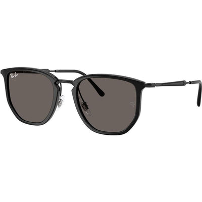 RB4451, Black/Dark Grey Glass Lenses 53 Eye Size