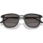 RB4451, Black/Dark Grey Glass Lenses 53 Eye Size