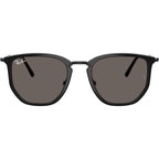 RB4451, Black/Dark Grey Glass Lenses 53 Eye Size