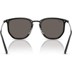 RB4451, Black/Dark Grey Glass Lenses 53 Eye Size