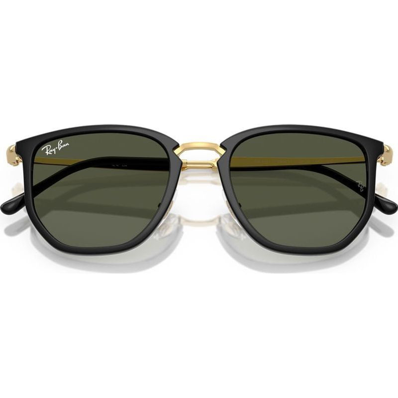 RB4451, Black/Green Glass Lenses 53 Eye Size