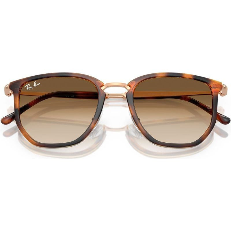 RB4451, Transparent Orange/Brown Clear Gradient Glass Lenses 53 Eye Size