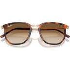 RB4451, Transparent Orange/Brown Clear Gradient Glass Lenses 53 Eye Size
