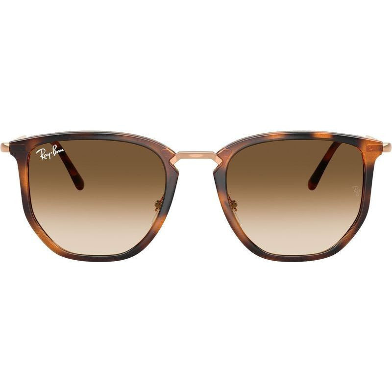 RB4451, Transparent Orange/Brown Clear Gradient Glass Lenses 53 Eye Size