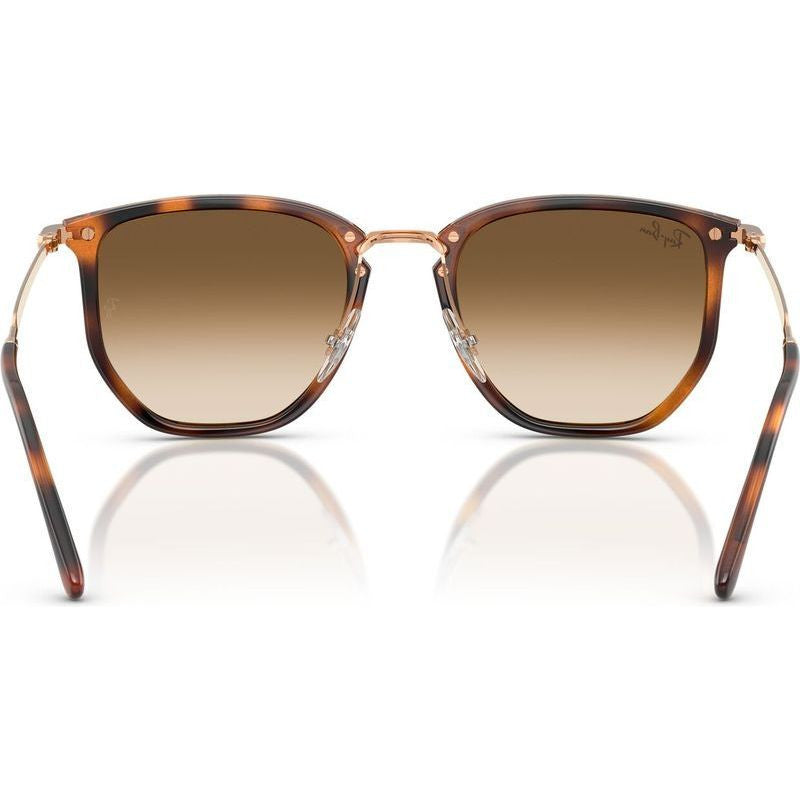 RB4451, Transparent Orange/Brown Clear Gradient Glass Lenses 53 Eye Size