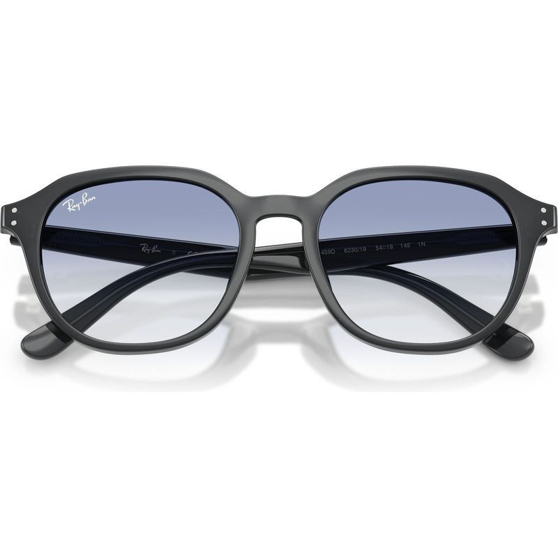 RB4459D, Opal Grey/Light Blue Clear Gradient Lenses