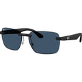 RB4470CH, Sand Black/Blue Polarised Lenses 59 Eye Size