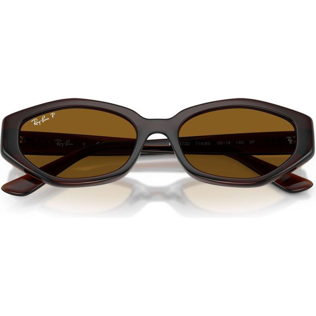 RB4473D, Dark Brown/Dark Brown Polarised Lenses