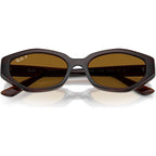 RB4473D, Dark Brown/Dark Brown Polarised Lenses
