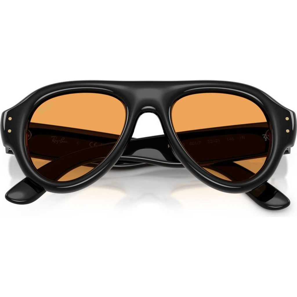 RB4925, Black/Orange Lenses 52 Eye Size