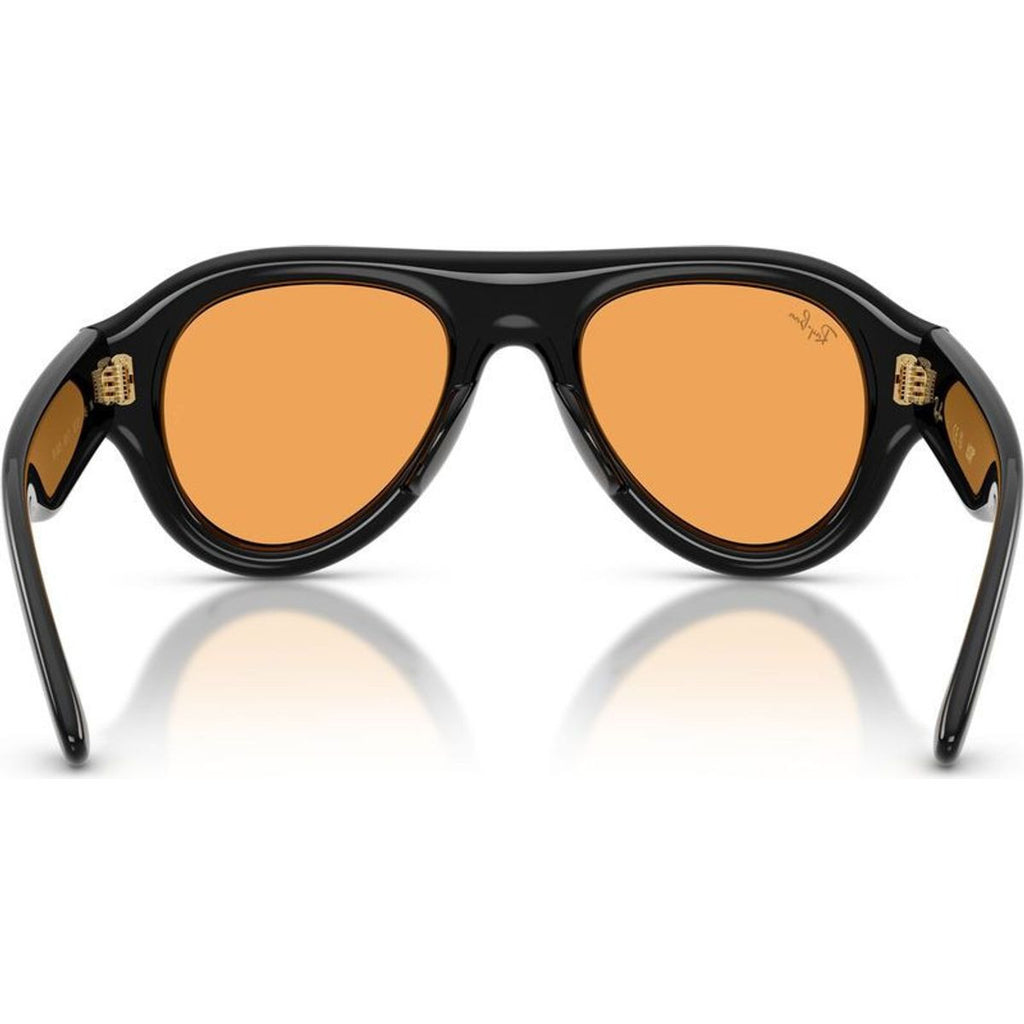 RB4925, Black/Orange Lenses 52 Eye Size