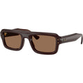 RB4954, Transparent Brown/Dark Brown Lenses 52 Eye Size