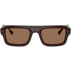 RB4954, Transparent Brown/Dark Brown Lenses 52 Eye Size