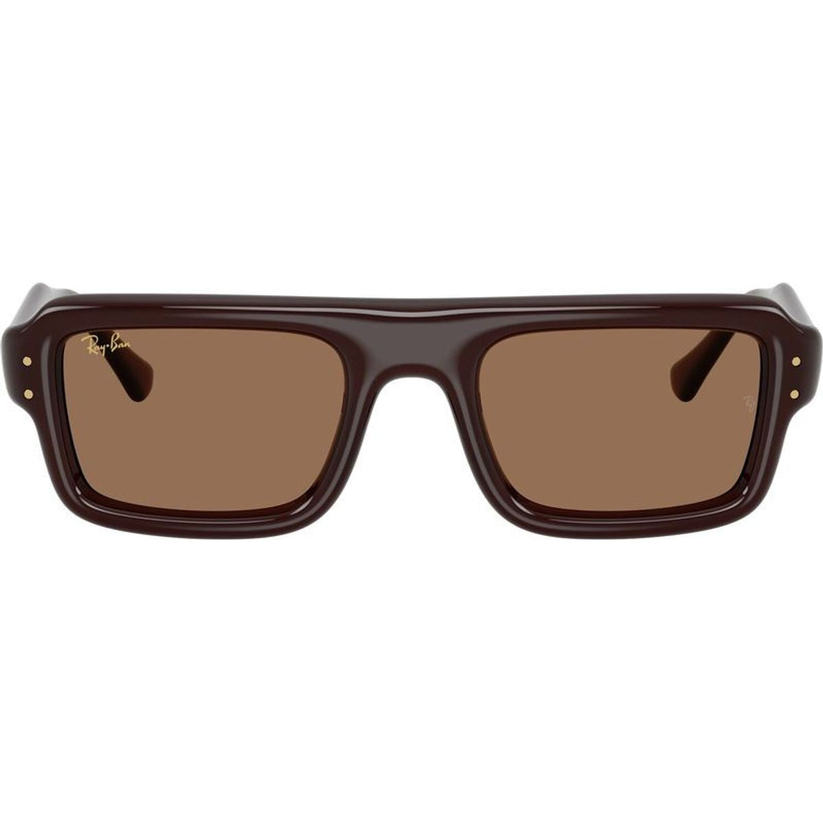 RB4954, Transparent Brown/Dark Brown Lenses 52 Eye Size