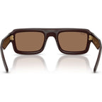 RB4954, Transparent Brown/Dark Brown Lenses 52 Eye Size