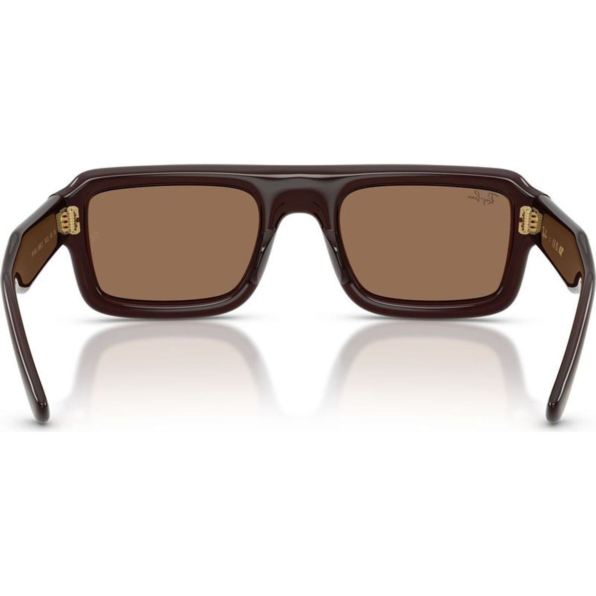 RB4954, Transparent Brown/Dark Brown Lenses 52 Eye Size