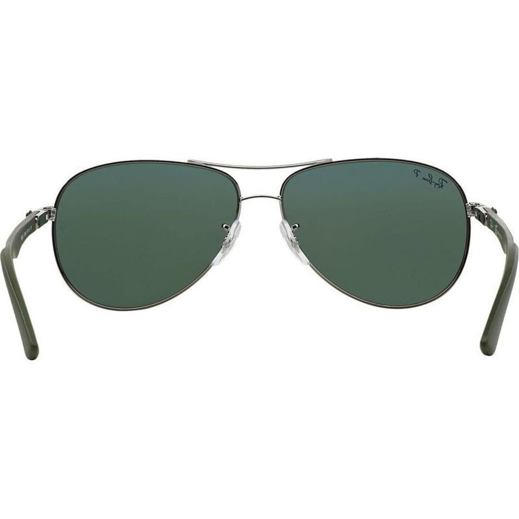 RB8313, Gunmetal/Green Polarised Lenses 61 Eye Size