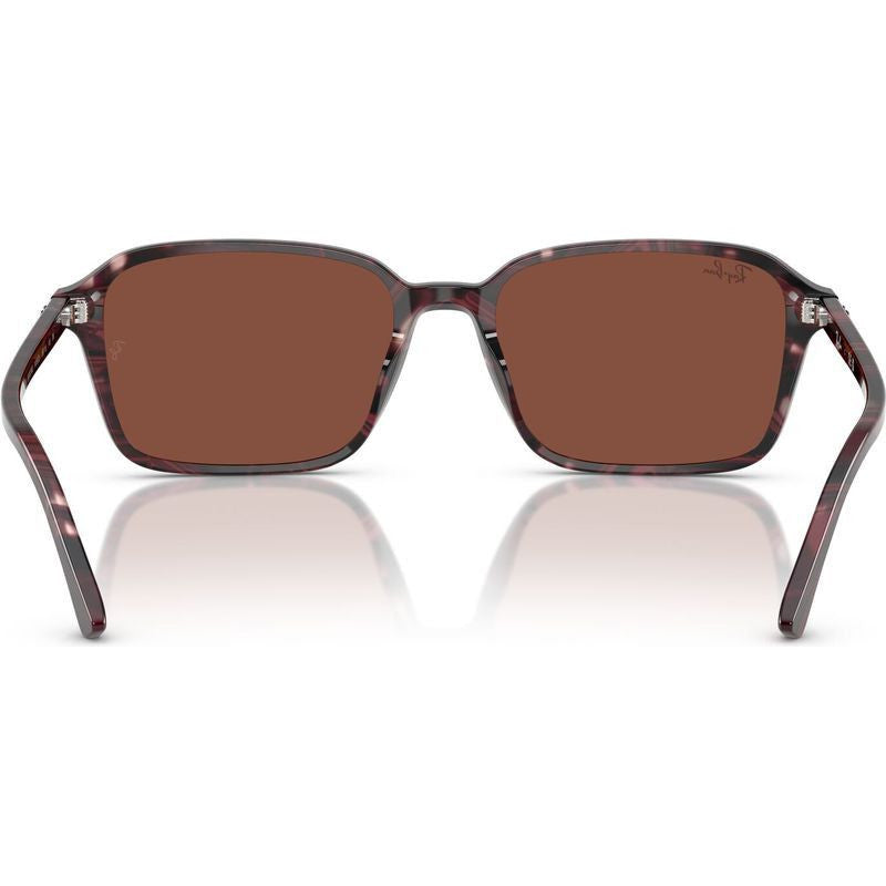 Raimond RB2231, Transparent Fantasy Violet and Red/Red Glass Lenses 56 Eye Size