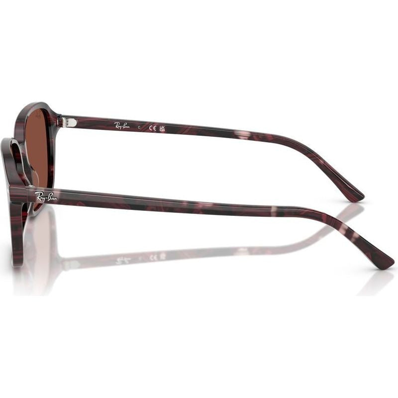 Raimond RB2231, Transparent Fantasy Violet and Red/Red Glass Lenses 56 Eye Size